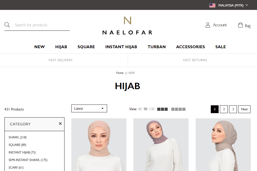 Naelofar Hijab Official Account